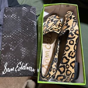 Sam Edelman Leopard Print Flats